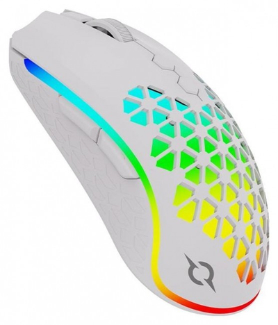 Mi gaming AQIRYS Polaris Wireless, 16000 dpi, RGB, i bardhë