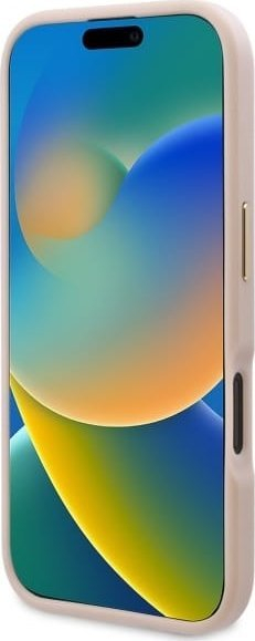 Mbrojtëse telefoni Guess GUHMP16SU4GPRP, iPhone 16 6.1", MagSafe, rozë