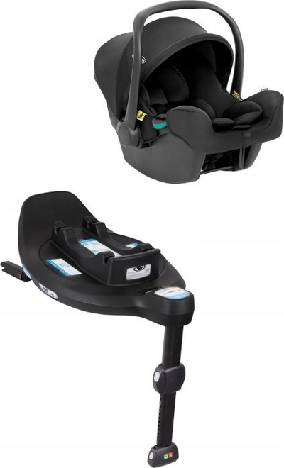 Авто-седиште за бебиња Graco SnugLite i Size R129, систем Safety Surround, ISOFIX, црна Midnight