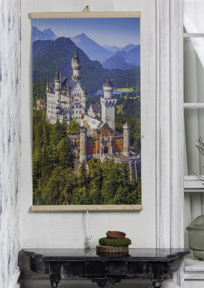 Panel dekorativ ngrohës TRIO Neuschwanstein Castle, infra të kuqe, 420W, 100 x 57 cm