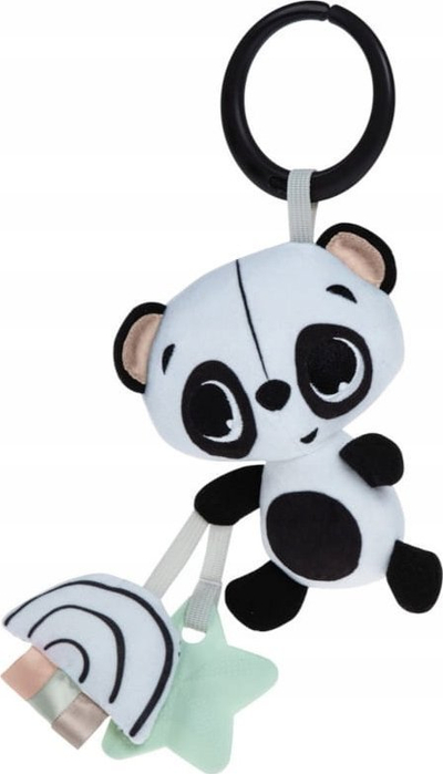 Lodër varëse për karrocë Tiny Love Tiny Smarts Panda, koleksioni Black and White Décor, pelush, bardh e zi