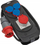 Shirit elektrik Brennenstuhl 1151600010, 4 dalje rryme, 6400W 16A, i zi blu e kuq