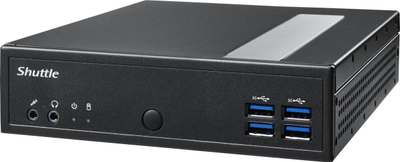 Mini PC Shuttle XPC slim DL3000XA N100, 8GB RAM, 128GB SSD, i zi