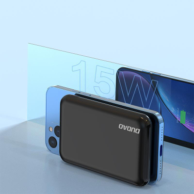 Powerbank Dudao TGK1, 10000mAh, karikim wireless, blu e errët