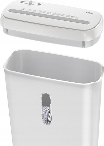 Shredder dokumentesh Media-Tech MT223, prerje e drejtë, 5 fletë, i bardhë