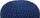 Puf ottoman i rrumbullakët, pambuk i thurur, 40 x 25 cm, blu e errët