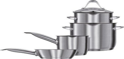 Set tenxheresh MPM MGK 20, 7 pjesë, çelik inox, me tigan, argjendtë