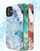 Mbulesë Kingxbar Agate Series për iPhone 12 mini, dizajn agate, super e hollë, jeshile