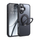Mbrojtëse telefoni Mcdodo PC-4931 MagSafe, për iPhone 16 Plus, me stand, e zezë