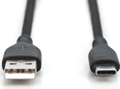 Kабел Digitus USB-C силикон, 2 m, 60W, црн
