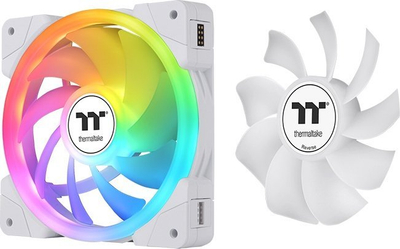 Ventilator kase Thermaltake SWAFAN EX14 ARGB, 14 cm, i bardhë