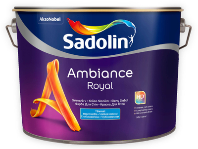 Bojë murale Sadolin Ambiance Royal BW, full matt, 10L, e bardhë