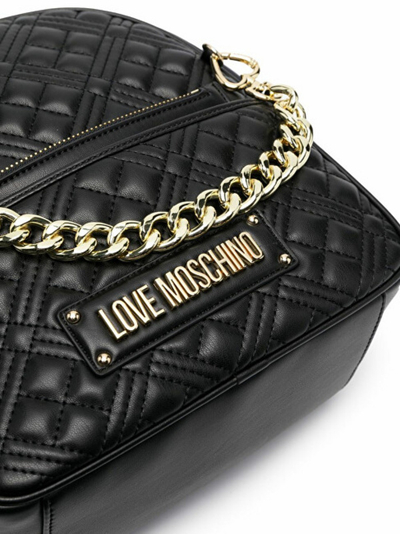 Çantë shpine Love Moschino, e zezë