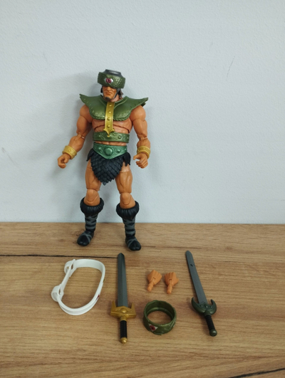 Figurë aksioni Mattel Masters of the Universe Masterverse Eternia Tri Klops, 7", artikuluese, jeshile