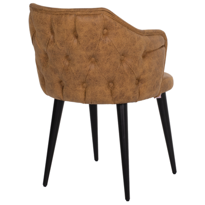 Fotelë profesionale Theresa HM9263.19, material Nubuck, dru i artë, e artë