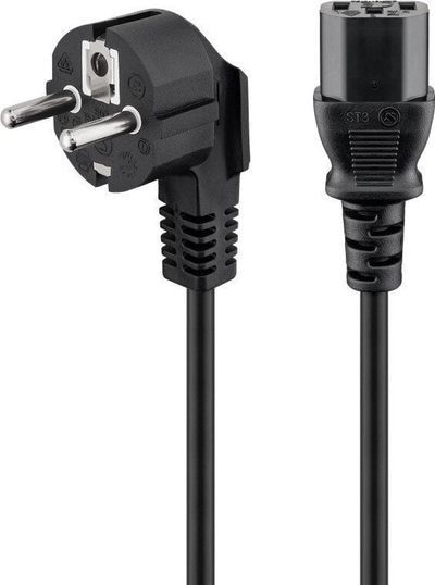 Kabllo rryme PremiumCord, 230V, 3m, e zezë