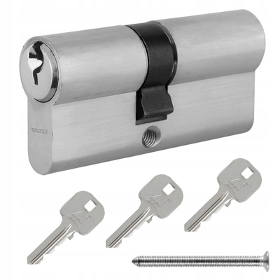 Cilindër dere Yeti LOB Assa Abloy 30/35, 65mm, nikel satine