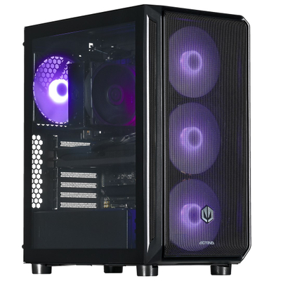 Компјутер за гејминг Actina KOMACNGIP0248, AMD Ryzen 7 7700, RTX 5070 Ti, 32GB RAM, 2TB SSD, црн