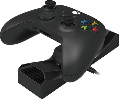 Stacion karikimi HORI (AB10-001U) për 2x kontrollues Xbox, i zi