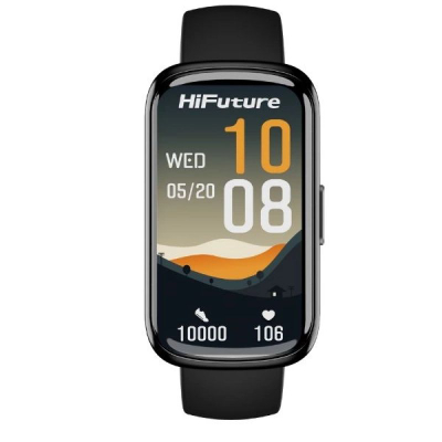Ora inteligjente HiFuture EVO2, 1.47", Bluetooth Calling, e zezë
