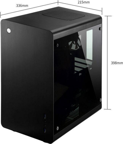 Kasë Jonsbo RM3 Black, Micro Tower