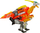 Lodër armë dinosauri Leantoys Dinobots Velociraptor, me fishekë shkumë, set me tabelë shënjestre, portokalli
