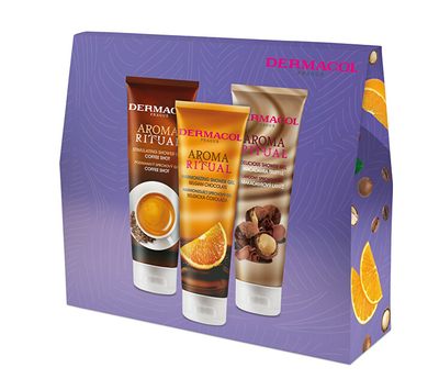 Set për femra Dermacol, xhel dushi 3 x 250 ml