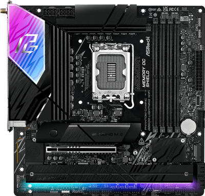 Pllakë amë Asrock B860M Lightning WiFi, Intel B860, DDR5, Micro ATX