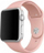 Rrip ore Apple Mercury Silicone Strap, 44mm, silikon, rozë