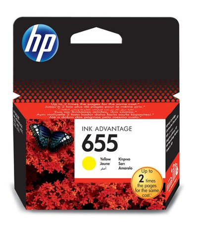 Kartutsh bojë HP CZ112AE 655, e verdhë, 600 faqe