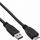 Kabllo USB Brackton Type A në MicroUSB, 5m, USB 3.0, e zezë