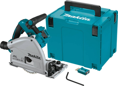 Рачна plunge безжична пила Makita DSP601 LXT, 18V x2, 165mm, со кутија за транспорт