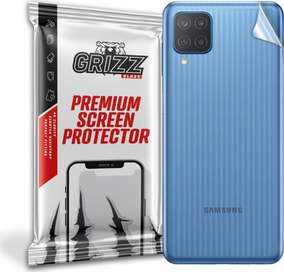 Mbështjellës mbrojtës GrizzGlass Grizz për Samsung Galaxy M12, mbrapa, transparent