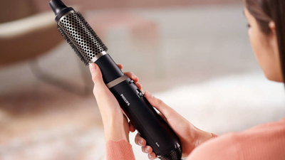Furçë tharëse flokësh Philips BHA301/00, 800W, disa nivele temperature, e zezë