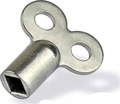 Çelës metalik për ajrosje radiatorësh M, universal, metal ngjyrë argjendi