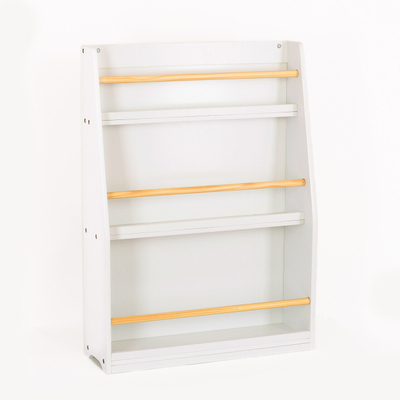 Raft libri U-Grow Book Storage Shelf, MDF, 58x18x81 cm, i bardhë