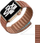 Rrip dore Strado për Apple Watch Series 7 45mm, lëkurë, universal, i zi