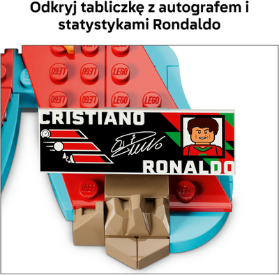 Set lodrash LEGO Cristiano Ronaldo Football Highlights 43012, 490 pjesë, mbi 10 vjeç, shumëngjyrësh