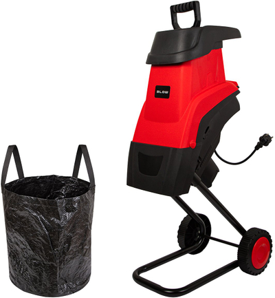 Prerës degësh Blow 3000W, thes 45L, i kuq i zi