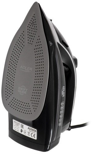 Hekur me avull Adler AD 5054, 2600W, pllakë qeramike, blu