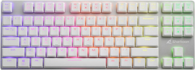 Tastierë gaming Sharkoon PureWriter TKL RGB, mekanike, pa numpad, e zezë