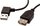 Kabllo USB LAMA Plus, USB A në USB A, 0.3 m, e zezë