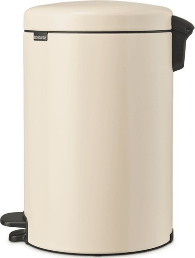Kosh plehrash Brabantia NewIcon, 20L, me pedale, bezhë e butë