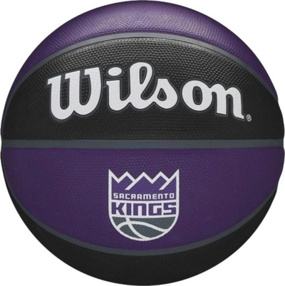 Top basketbolli Wilson NBA Team Sacramento Kings WTB1300XBSAC, gome, për jashtë, vjollcë e zezë