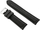 Rrip ore Watch Strap W34 Premium, 24mm, kanvas me lëkurë, i zi