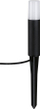Lampë kopshti Paulmann Flarea LED, 20 cm e lartë, me kunj, e zezë