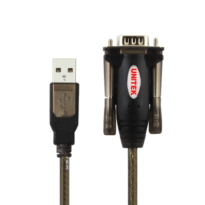 Kabllo adapter USB Unitek USB A në RS 232, 1.5 m, e zezë