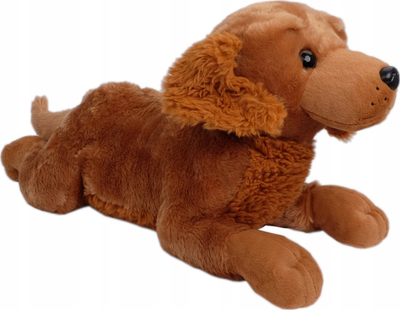 Lodër pelushi MADE Golden Dog, 60 cm, i shtrirë, bezhë