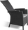 Karrige kopshti Allibert Vermont Adjustable, plastike ratan, me jastëk, cappuccino