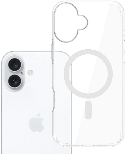 Mbulesë telefoni 3MK EverClear MagCase për iPhone 17, me MagSafe, transparente